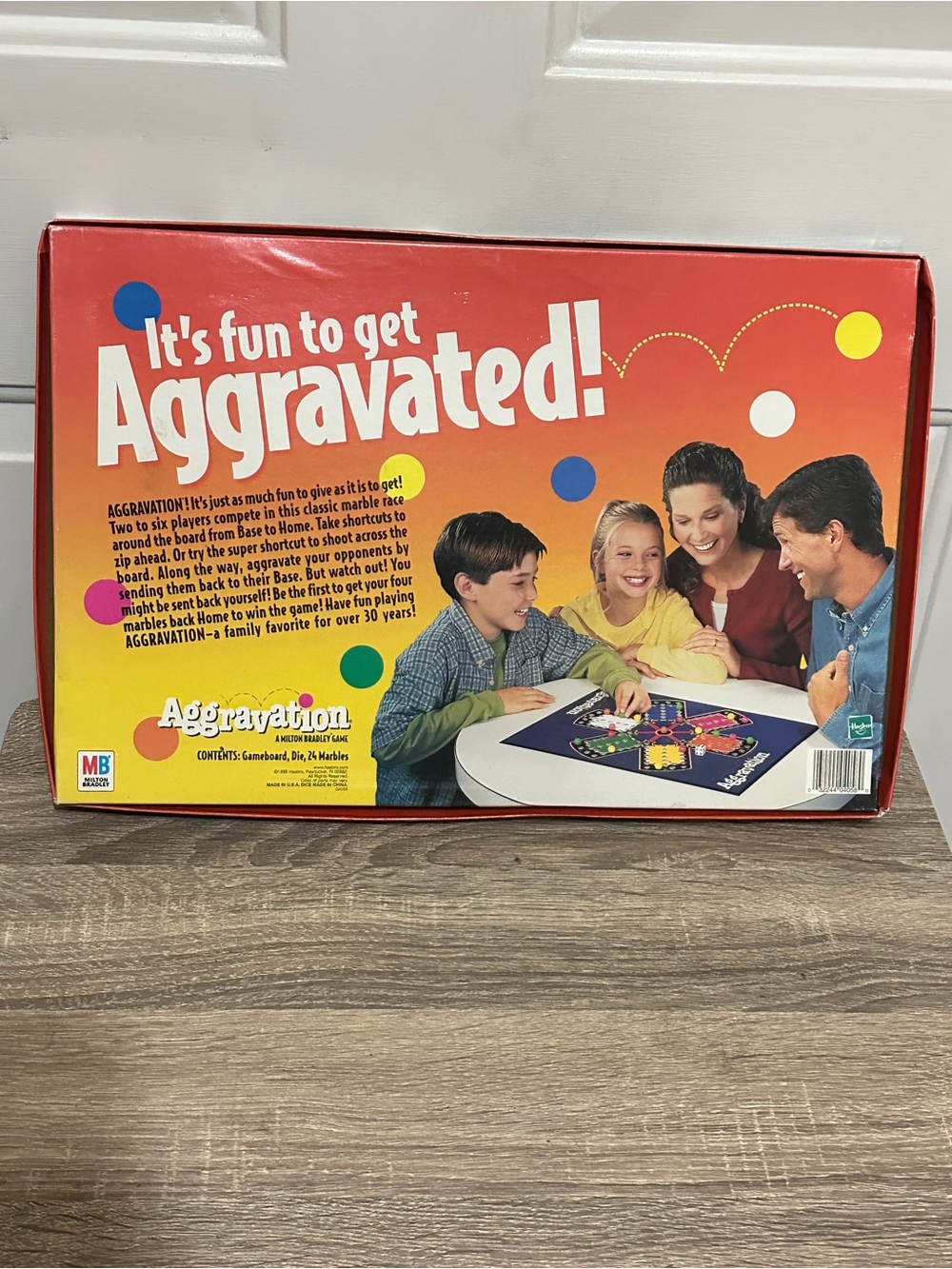 1999 Milton Bradley Aggravation The Classic Marble Race Game Complete - Picture 2 of 4